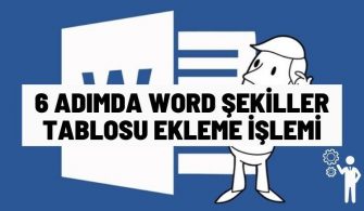 word sekiller tablosu ekleme