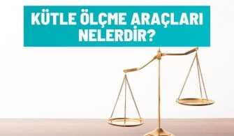 kutle olcme araclari nelerdir