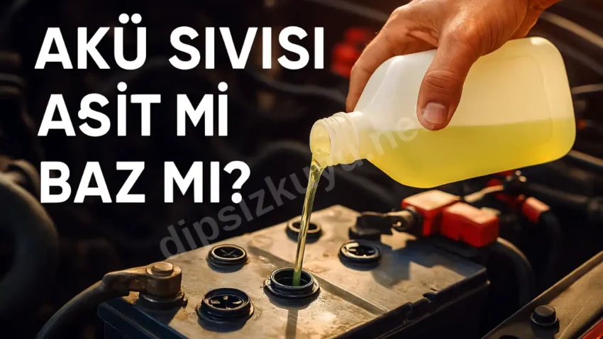 Akü Sıvısı Asit Mi Baz Mı? Akü Sıvısı PH Değeri
