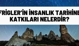 friglerin insanlik tarihine katkilari nelerdir
