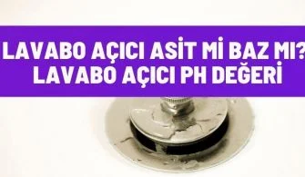 lavabo acici asit mi baz mi