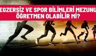 egzersiz ve spor bilimleri mezunu ogretmen olabilir mi