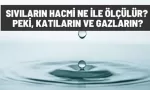 sivilarin hacmi nasil olculur