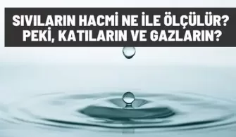 sivilarin hacmi nasil olculur