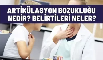 artikulasyon bozuklugu nedir