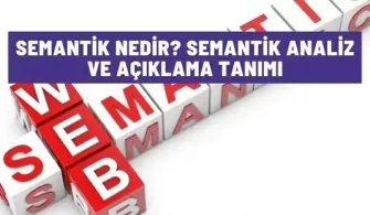 semantik nedir semantik analiz