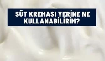 sut kremasi yerine ne kullanilir