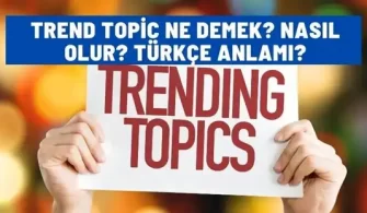 trend topic ne demek