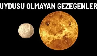 uydusu olmayan gezegenler