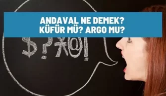 andaval kufur mu argo mu