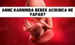 anne karninda bebek acikinca ne yapar