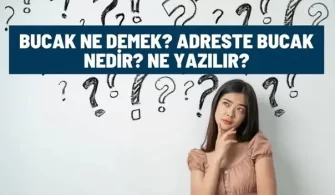 bucak ne demek adreste bucak