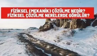 fiziksel cozulme nedir nerelerde gorulur