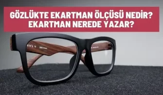 gozlukte ekartman olcusu nedir