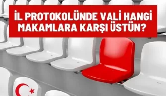 il protokolunde vali hangi makamlara ustun