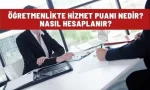 ogretmenlikte hizmet puani nedir