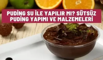 puding su ile yapilir mi