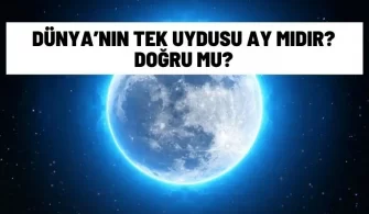 dunyanin tek uydusu ay midir