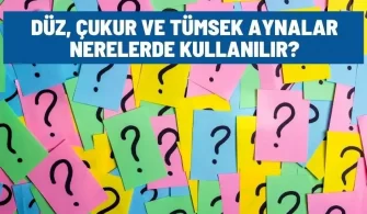 duz cukur tumsek aynalar nerede kullanilir