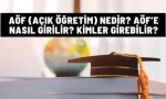 aof acikogretim nedir