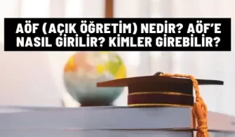aof acikogretim nedir