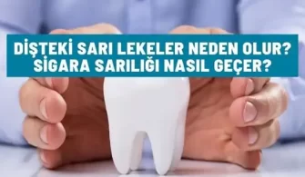 disteki sari lekeler neden olur