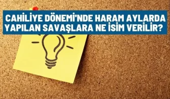 haram aylarda yapilan savaslarin ismi
