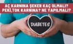 ac karnina seker kac olmali