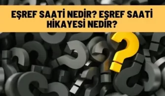 esref saati nedir