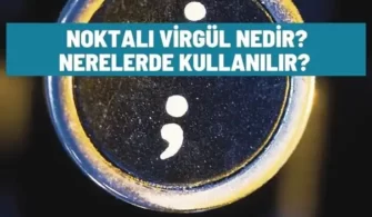 noktali virgul nedir