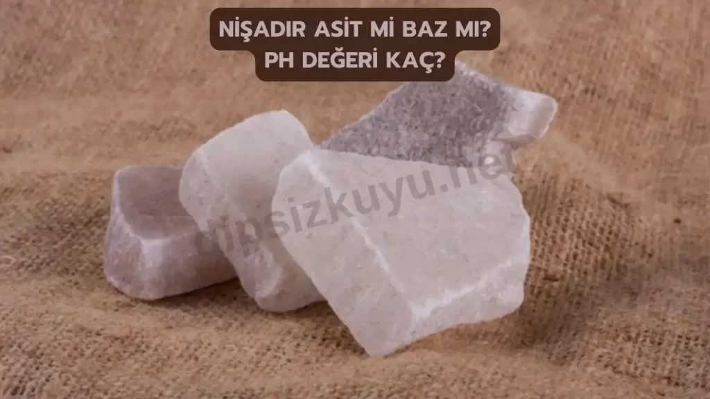 Nişadır Asit Mi Baz Mı? Nişadır PH Değeri Kaç? Nötr Mü?
