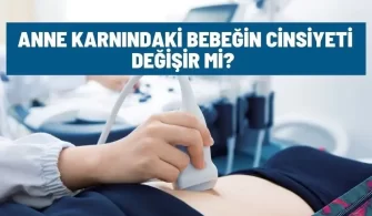 anne karnindaki bebegin cinsiyeti degisir mi