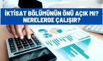 iktisat bolumunun onu acik mi