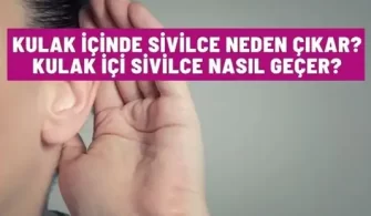 kulak icinde sivilce neden cikar