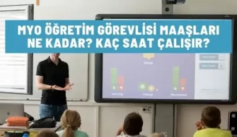 myo ogretim gorevlisi maaslari