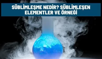 sublimlesme nedir