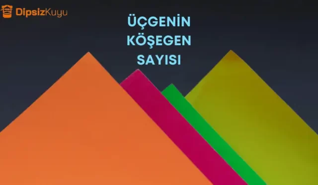 ucgenin kosegen sayisi