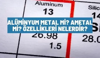 aluminyum metal mi ametal mi