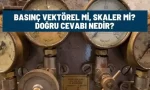 basinc vektorel mi skaler mi