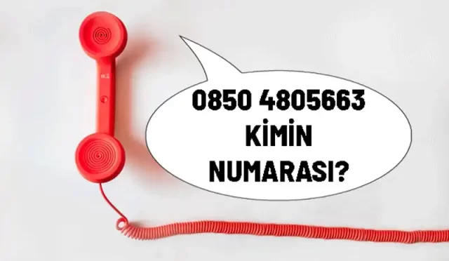 08504805663 kimin numarasi