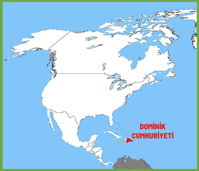 dominik cumhuriyeti harita