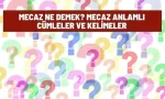 mecaz ne demek mecaz anlamli cumleler