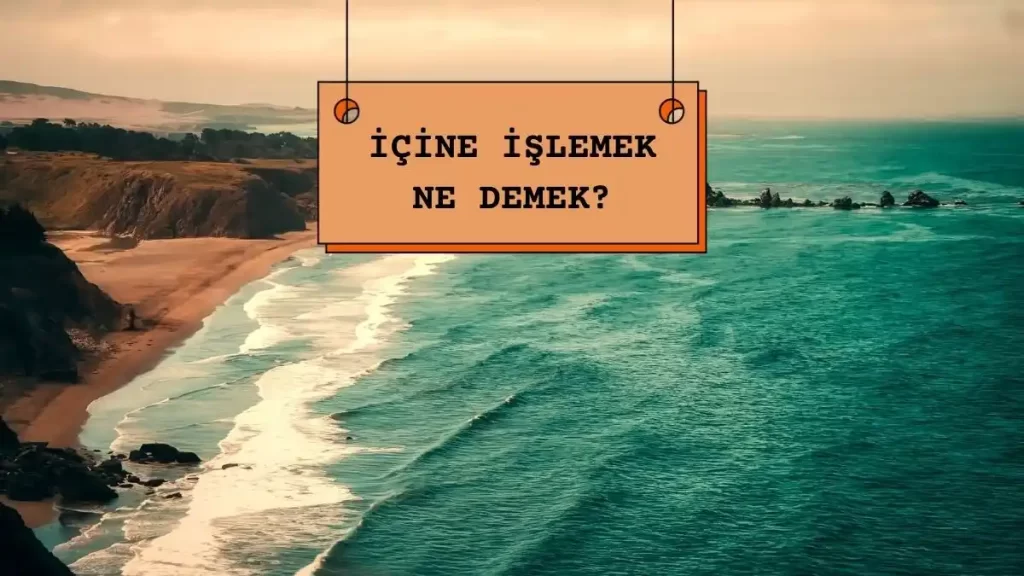 İçine İşlemek Deyiminin Anlamı Nedir? 10 Örnek Cümle