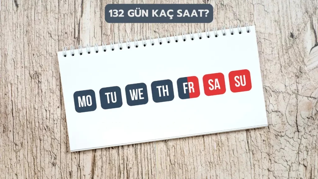 132 gun kac saat eder