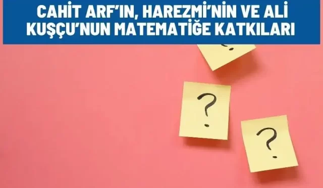 cahit arf in matematige katkilari