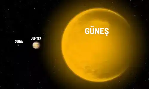 gunes mi buyuk jupiter mi