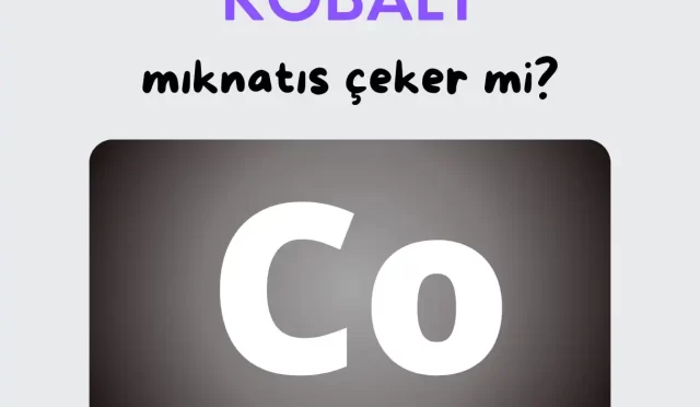 kobalt miknatis tarafindan cekilir mi