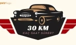 30 km kac saat surer