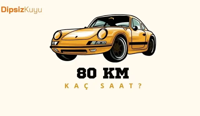 80 km kac saat