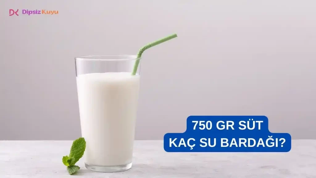 750 gr sut kac bardak eder